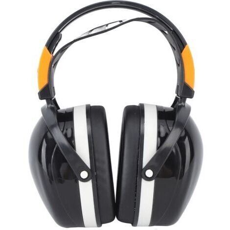 Casques Anti-Bruit Extensibles pour Tonte Jardin - Protection Auditive Confortable pour Sommeil et Tir - Noir et Blanc -