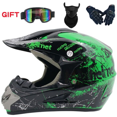 RAPANDA Casques de moto pour jeunes, casque de vélo pour enfants, casque de ski, scooter et VTT pour garçons et filles, convient à toutes les saisons, XL
