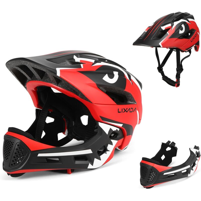 Casques de Vélo Enfants Casque Intégral Détachable Casque de Sécurité Sportive pour Vélo Skateboarding Roller Skating roulettes