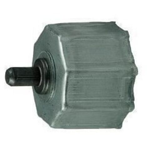 Casquetes octagonales con perno tipo nervado, diámetro 60 mm