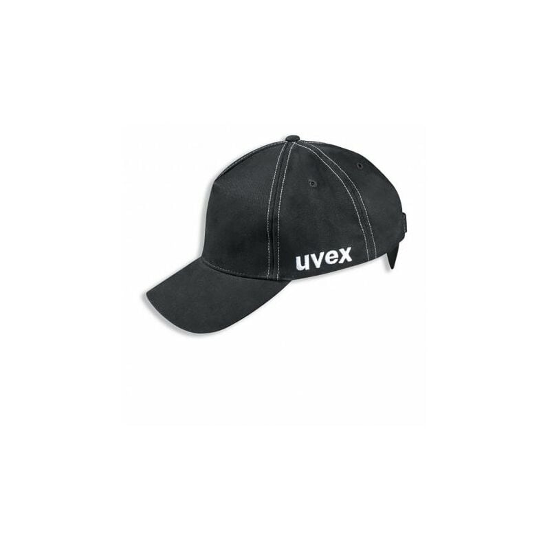 Casquette de protection Uvex 60-63cm de tour de tête, abs, coton, Noir ( Prix pour 1 )