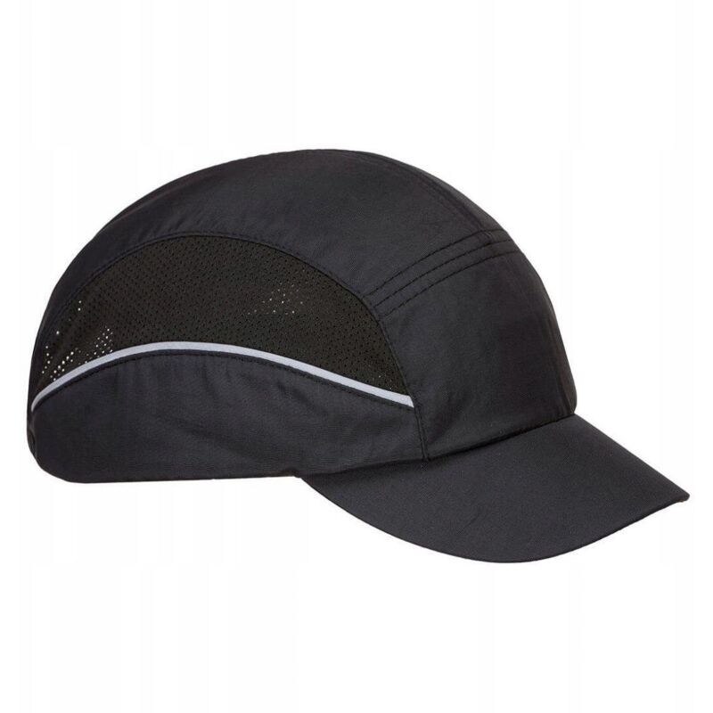 Portwest – Casquette anti-heurt Airtech – Norme EPI – Visière mi-longue 5 cm – Tissu en maille aérée pour confort et respirabilité – Certifié CE