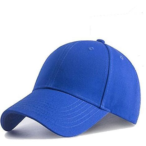 Casquette de baseball ajustable à 6 panneaux pour hommes et femmes - Convient aux tours de tête de 54 à 60 cm