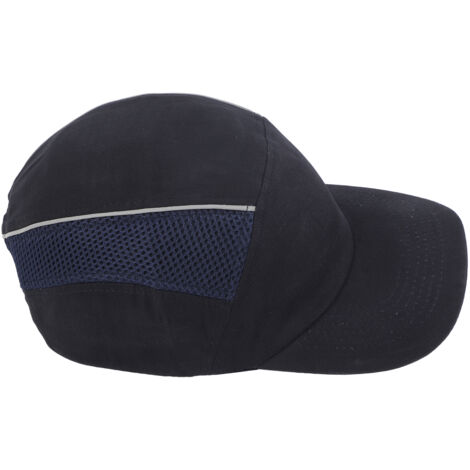 Casquette de baseball résistante aux chocs, légère et respirante, protection de la tête avec bande réfléchissante