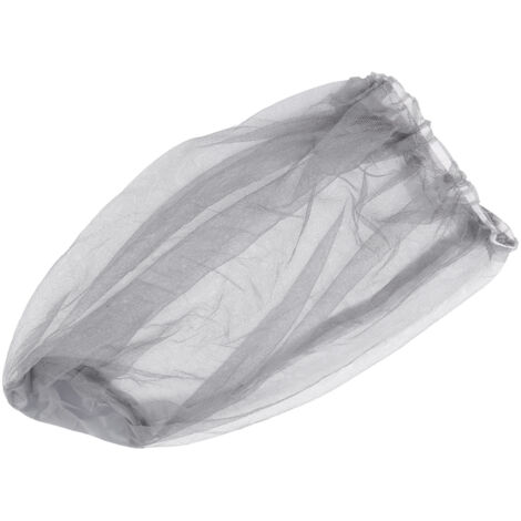 Casquette de pêche anti-moustiques avec protection UV et ventilation en nylon (Gris)