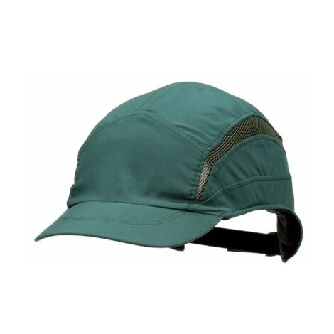 Casquette de protection 3M, 52 65cm de tour de tête, ABS, ABS, Vert ( Prix pour 1 )