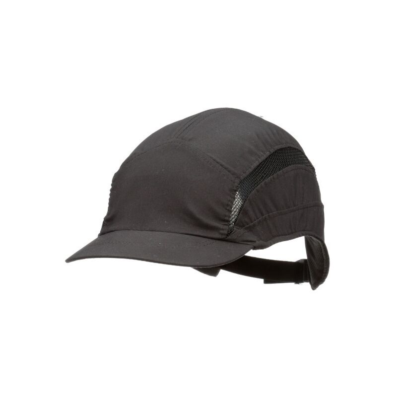 Casquette antiheurt First Base™ 3 - noir visière réduite 3M