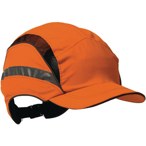 Casquette de protection First Base 3 Classic Hi-Vis 52-65 cm orange de signalisa