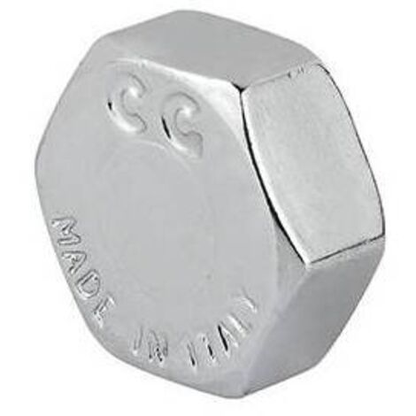 Casquette femelle laiton chrome