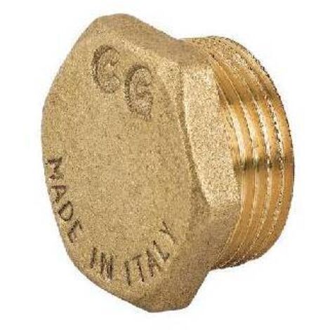 Casquette mâle avec hexagone en laiton jaune