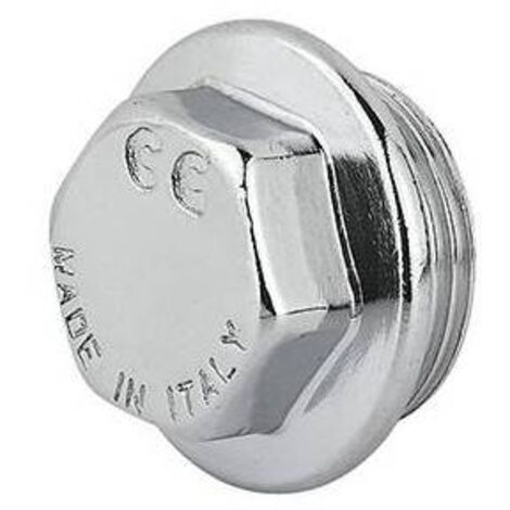 Casquette mâle en laiton chrome
