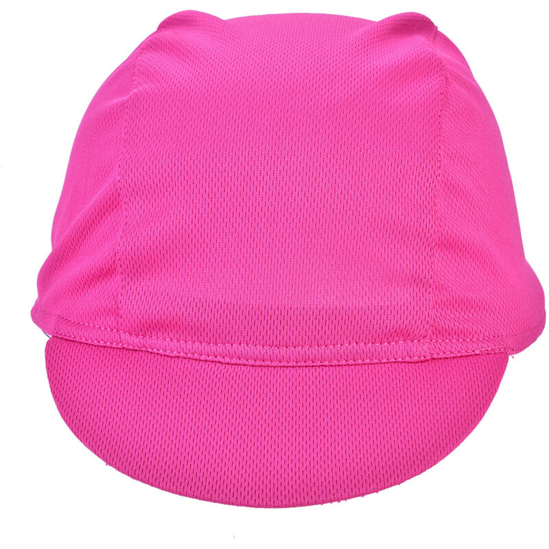 Casquette Respirante Séchage Rapide pour Cyclisme, Chapeau Sportif Extérieur Anti-UV pour Casque de Vélo (Rouge Rose)