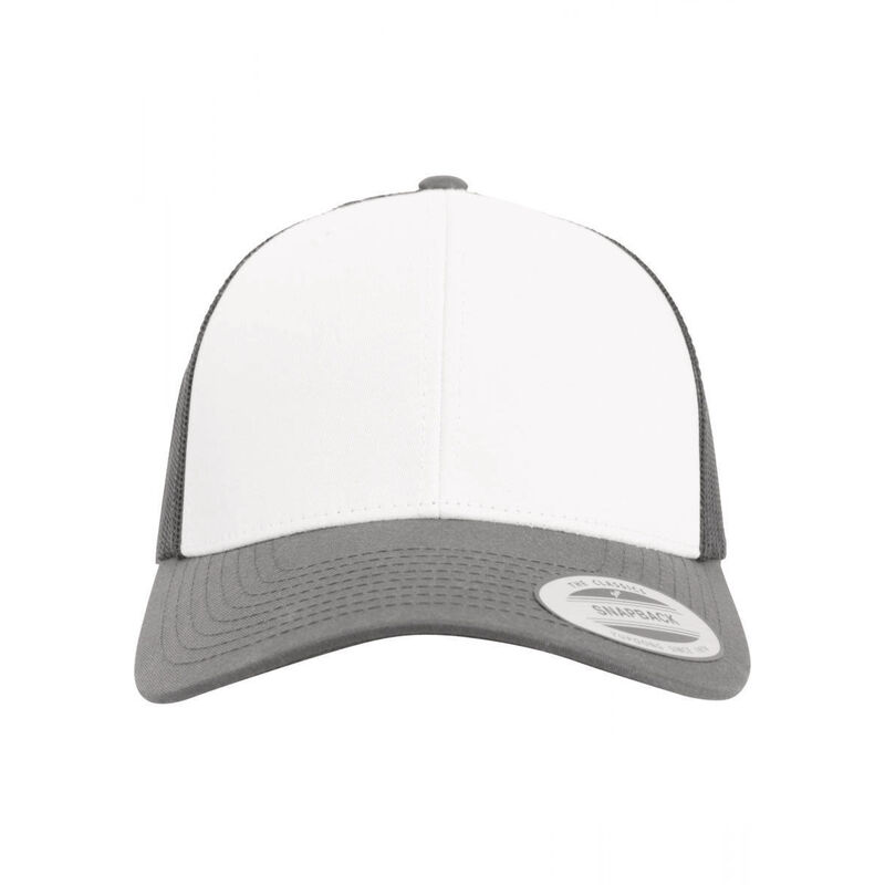 FLEXFIT Flexfit - Casquette Retro Trucker Colored Front 'One Size dark grey / white