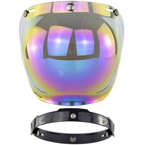 Casqueur ouvert Visor Motorcycle Bubble Bouclier Casques Accessoire