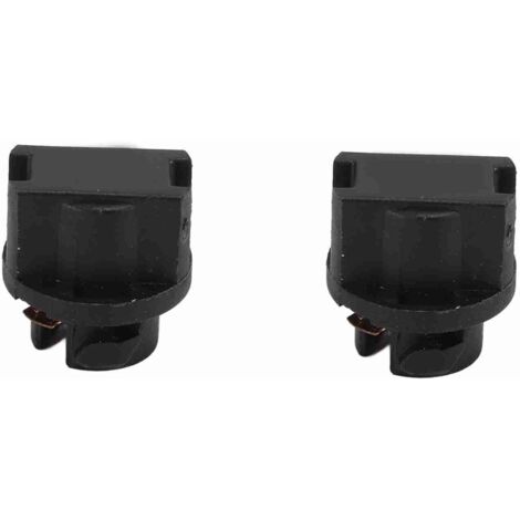 Casquillo LED T5 Twist Lock 74/2721 con base de plástico para salpicadero y panel de instrumentos de automóviles (2 unidades, 9 mm, 12 V)