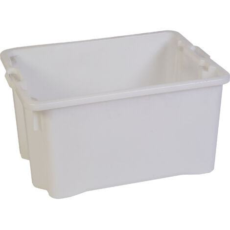 CASSA CHIUSA SOVRAPPONIBILE 50 L BIANCO- 1,0 pz