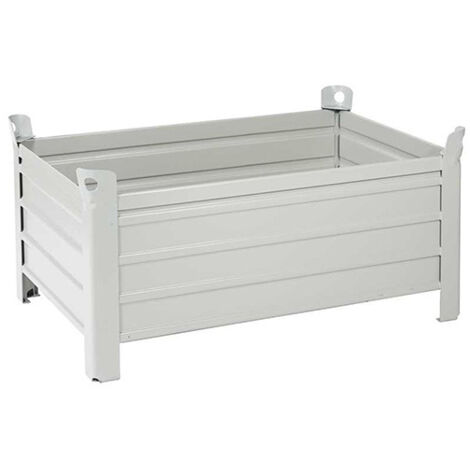 Cassa per pallet in metallo con porta - Carico mass. 1000 kg. - VP7110A