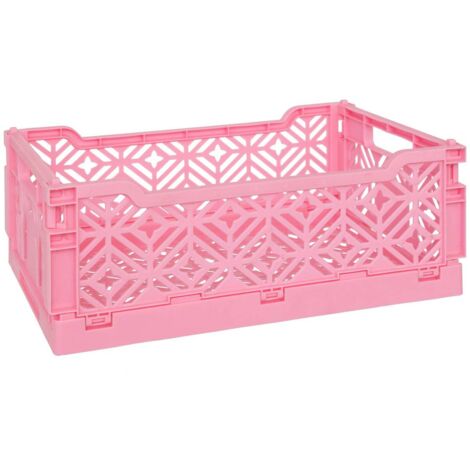 Cassa pieghevole arry rosa 31x20x11,5 cm - Atmosphera créateur d'intérieur