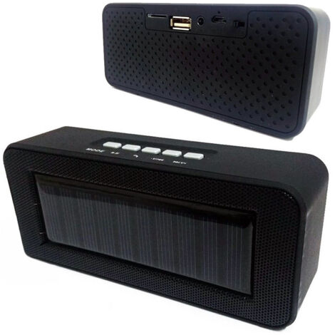 Cassa Speaker Ch-303c Bluetooth Speaker Solaire Microsd Usb Fm Aux