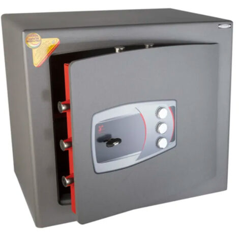 Cassaforte a Mobile a Chiave + Combinazione Serie Technofort Technomax - 430X490X350Mm