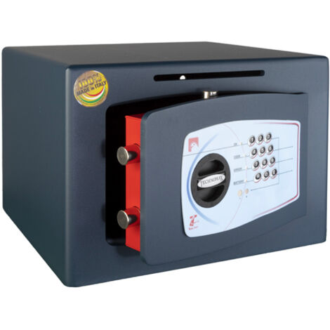 Cassaforte a Mobile Digitale Antirapina con Pass Serie Gold Technomax - 280X400X350Mm