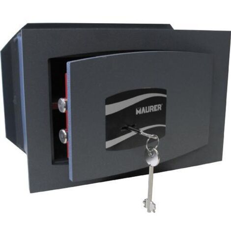 CASSAFORTE A MURO con CHIAVE MAURER 31X21X20 cm Telaio in Acciaio Monoblocco