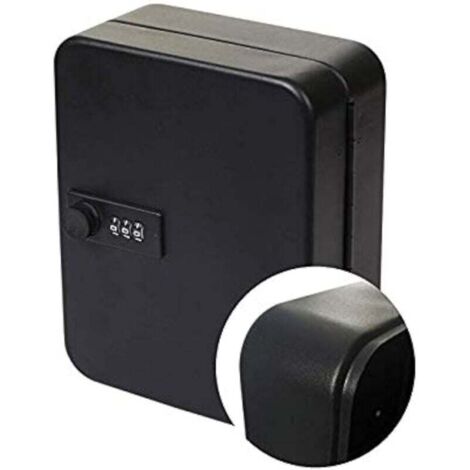 Cassaforte a muro con serratura a combinazione, 2416,54,5 cm (nera)