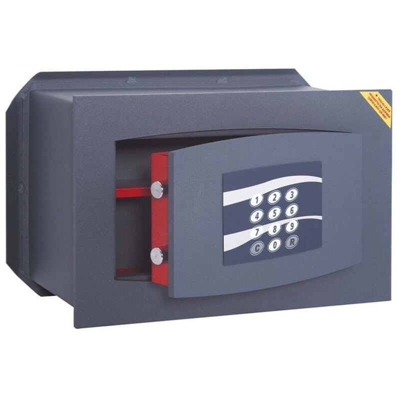 CASSAFORTE A MURARE DIGITALE SERIE 850 STARK - FRONTALE S.MM 8 CM 34X20 H.CM 23 - 1 pezzo