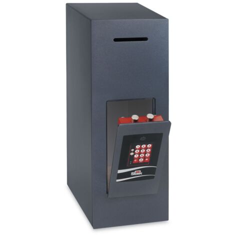 Cassaforte acciaio antirapina 20x57x35 cm fessura inserimento frontale