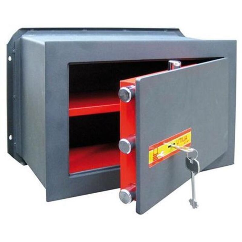 Cassaforte Utilia da Incasso a Muro con Chiave in Acciaio Sicurezza