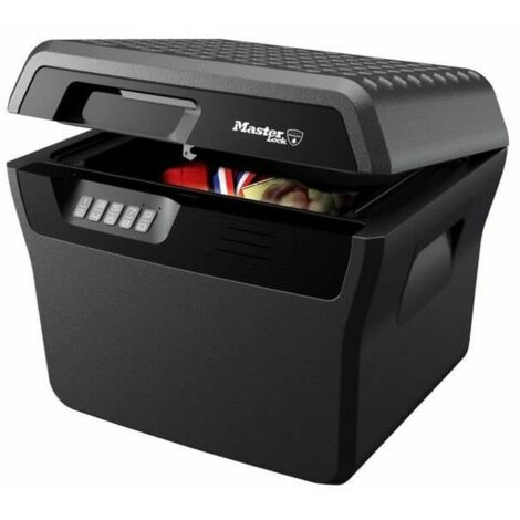 Cassaforte con Serratura Elettronica Master Lock Nero 18,5 L