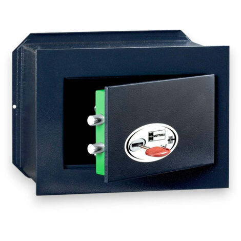 Cassaforte in acciaio con vernice antigraffio e serratura antifrizione Mottura - 20x33x24h cm