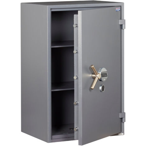 Cassaforte Professionale Bank Pro 1 Technomax - Chiave A Doppia Mappa + Combinazione Elettronica Digitale 650x1041x554