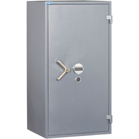 Cassaforte Professionale Bank Pro 1 Technomax - Chiave A Doppia Mappa + Combinazione Elettronica Digitale 650x1240x554
