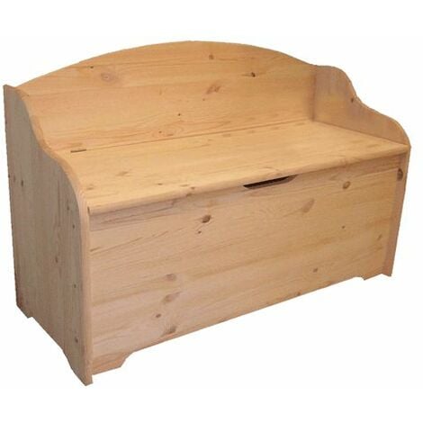 FEBAZON CASSAPANCA CON SCHIENALE cm 100 x 40 x h 95 - legno chiaro
