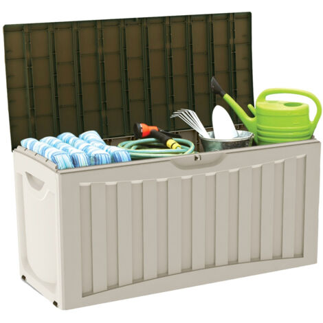 Cassapanca in resina per esterni da 340 litri 118x53x57cm 7house