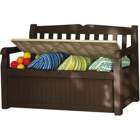 CASSAPANCA KETER EDEN STORAGE BENCH PANCA CONTENITORE RESINA 140X60XH84 CM 50431