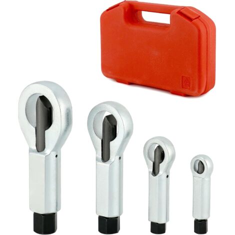 Casse-écrous 4 pièces avec étui de rangement, ensemble de casse-écrous pour retirer les écrous endommagés, 9-12 mm/12-16 mm/16-22 mm/22-27 mm