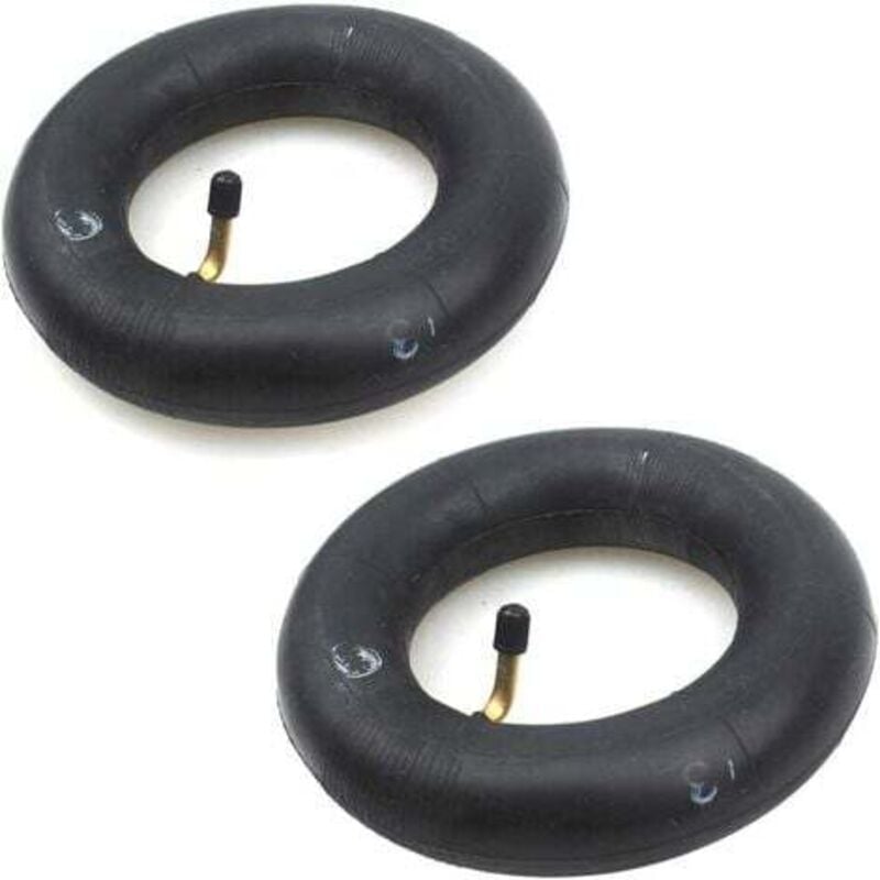 Lot de 2 Chambres à air intérieures en Caoutchouc butyle 200 x 50 mm avec Tige de Valve coudée pour Trottinette Razor e100/e200 Schwinn Mongoose