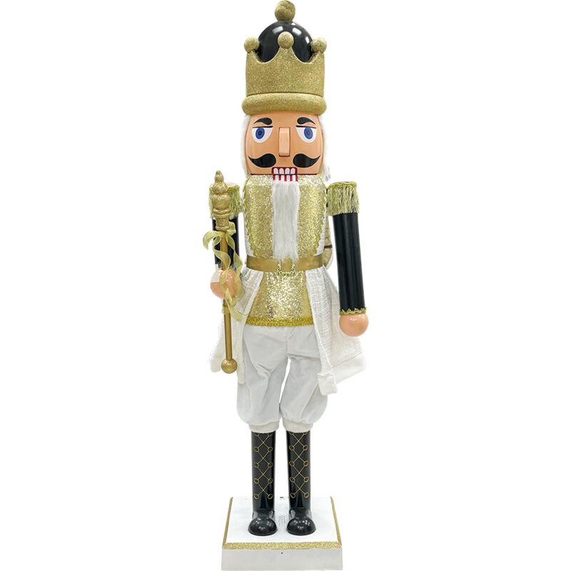 Casse-noisette soldat 392082 soldat noir 160Hcm avec lumières, sons et mouvement