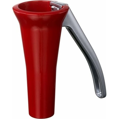 ENSOLEILLE Casse-noisettes en acier inoxydable - Conçu et produit en Suède - Efficace sur toutes les tailles de noix avec un minimum d'effort - Casse-noisettes très solide et résistant - Couleur Rouge