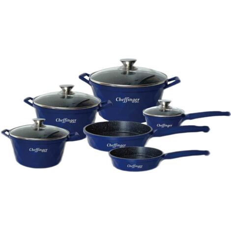 Casserole 10 pieces - bleu