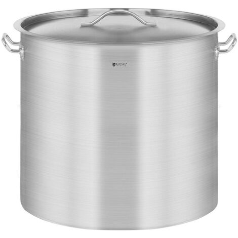 Casserole à induction 50 litres acier inoxydable