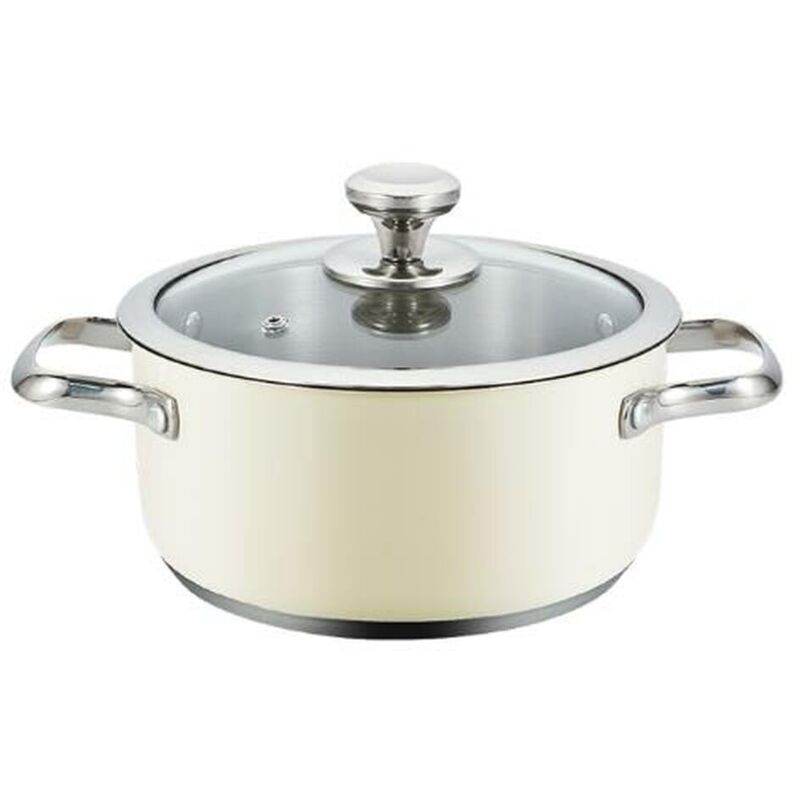 Haeger - Casserole Con Couvercle PA-20H.007A Beige ø 20 cm