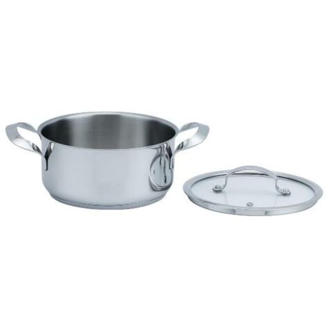Casserole Con Couvercle Haeger PA-16H.010A Gris Ø 16 cm