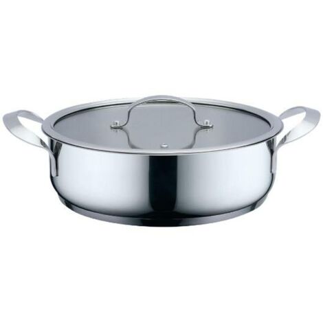 Casserole Con Couvercle Haeger PA-24L.004A Beige Grey Ø 24 cm