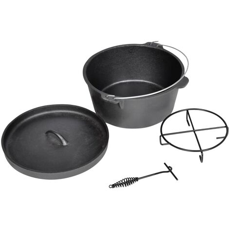Casserole de cuisson en fonte type four hollandais