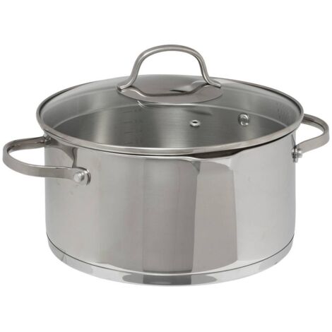 Casserole en acier inoxydable Résilience 24 cm - 5five, Durable et Résistante
