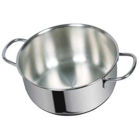 Casserole en inox 2 poignées cm 16 Dune Metalsomma