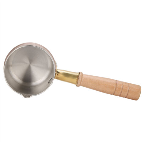 Casserole Inox Épaisse pour Fonte Chocolat Beurre, Marmite à Sauce pour Cuisine Professionnelle